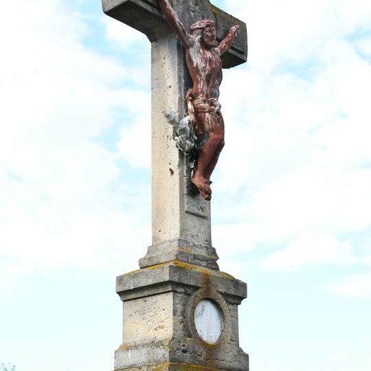 Wayside cross in Obřany near Výpustky street