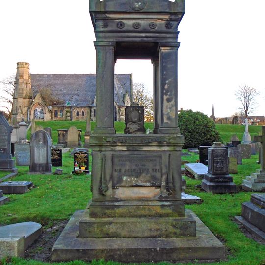 Sir John Bent MP memorial in Toxteth Park Cemetery