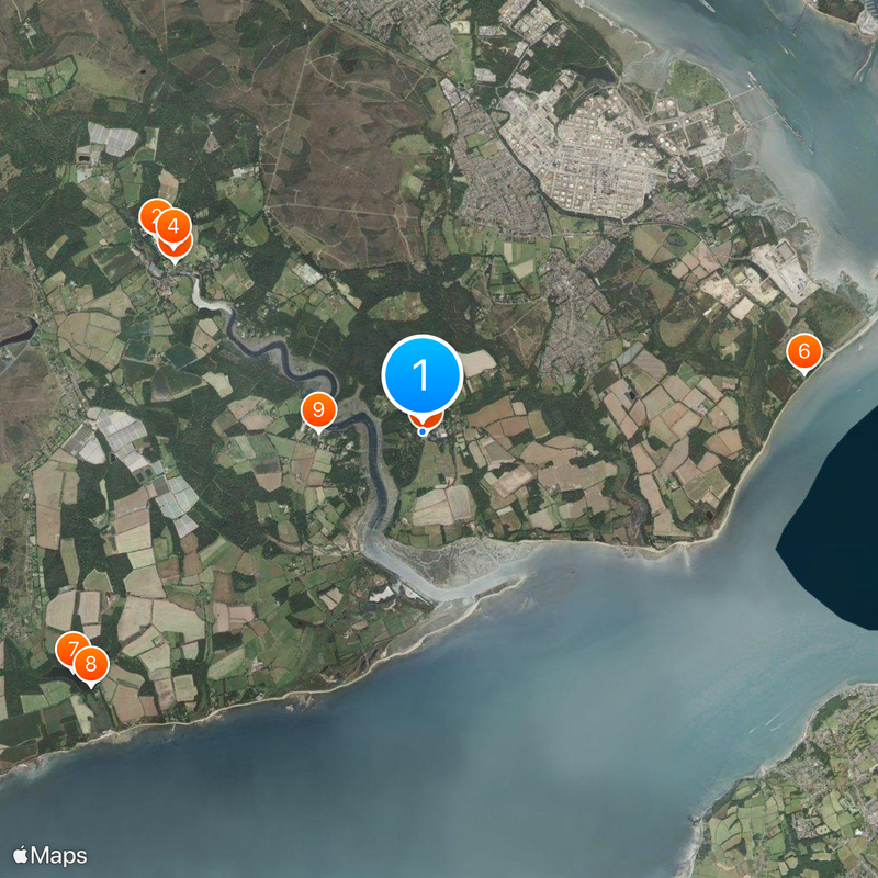 Exbury Gardens Mappa