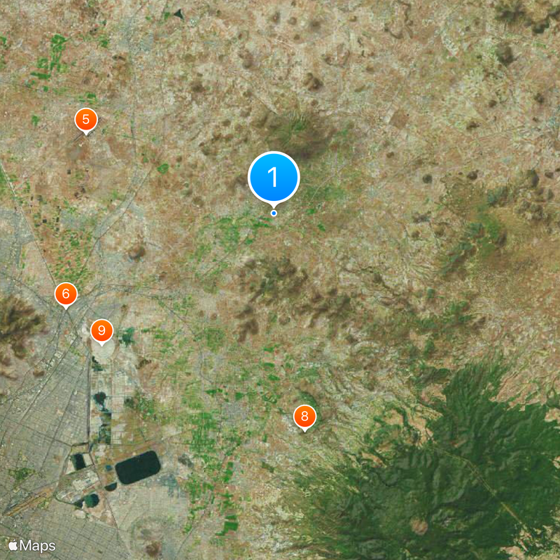 Temple of the Feathered Serpent, Teotihuacan Carte