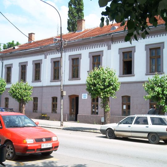 Bâtiment du Vieux tribunal municipal à Aranđelovac