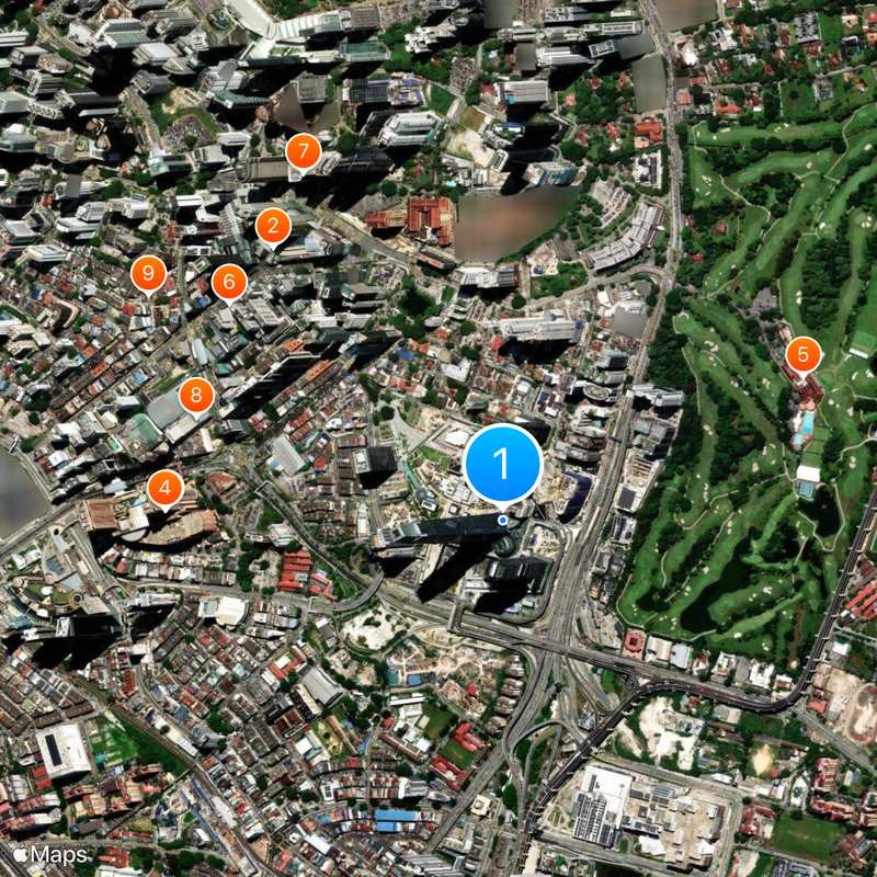 The Exchange 106 Map