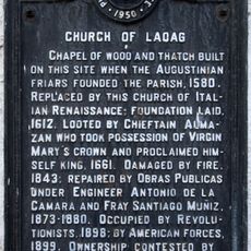 Church of Laoag historical marker