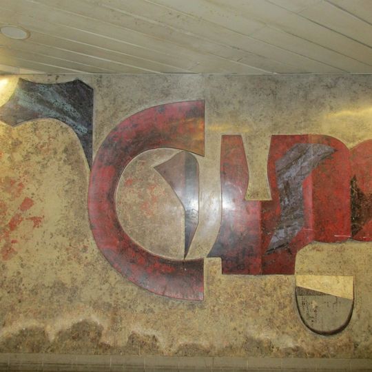 Reliefs in Můstek metro station