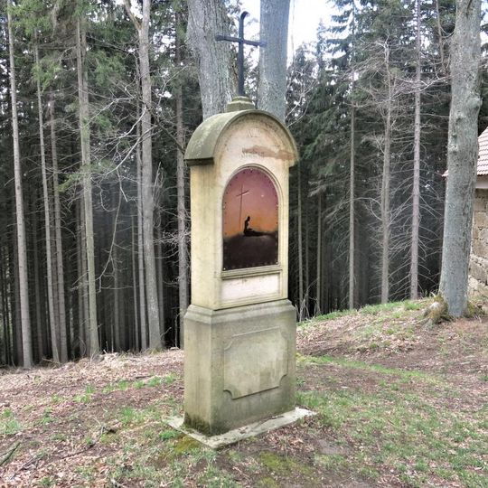 Kaplička XIII. zastavení křížové cesty na vrchu Jáchym