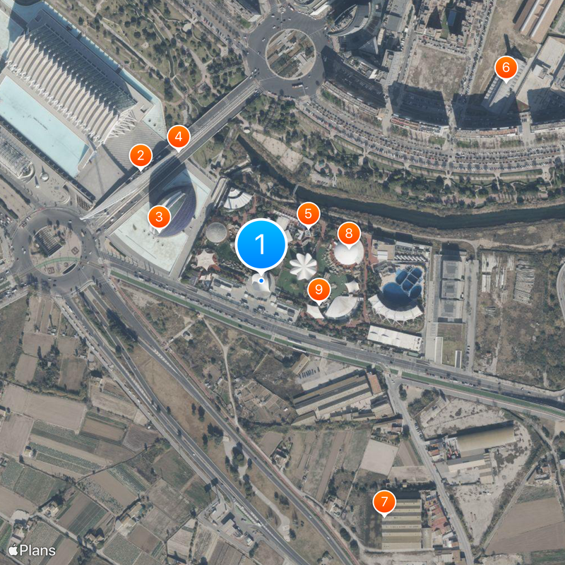 L’Oceanogràfic Mapa