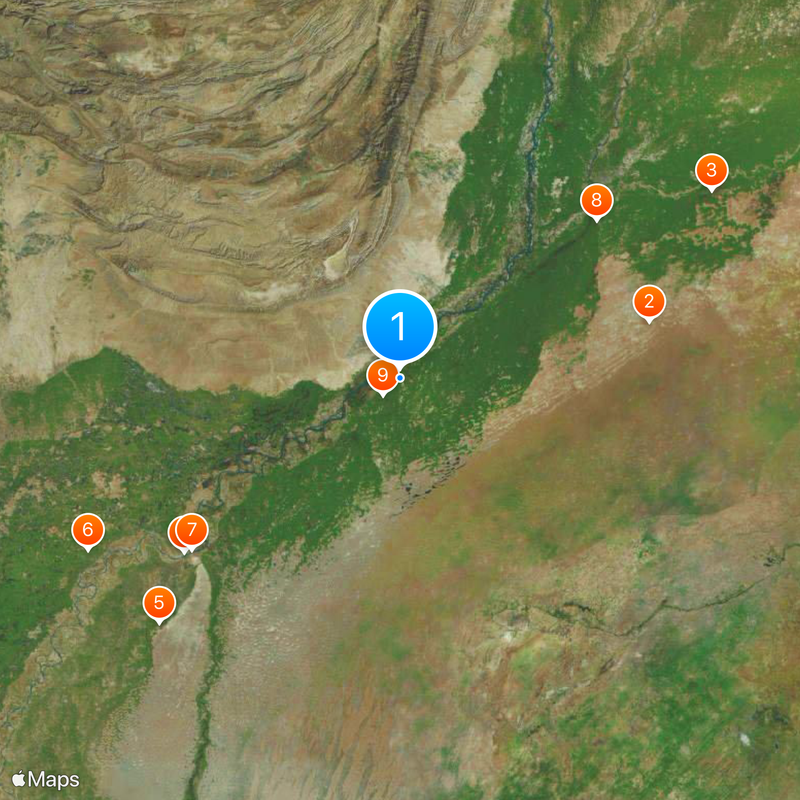 Cholistan Desert Map