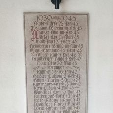 Kriegergedächtnistafeln Oberwittstadt