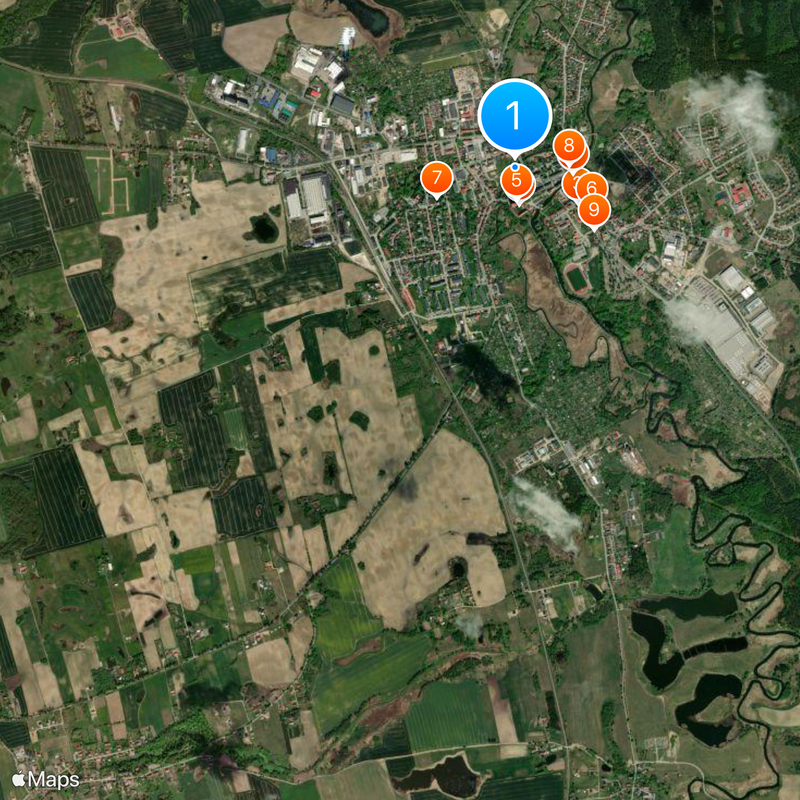 Dobre Miasto Map