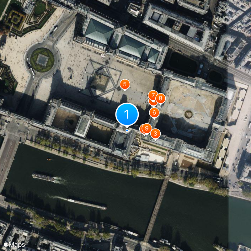 Victoire de Samothrace Carte