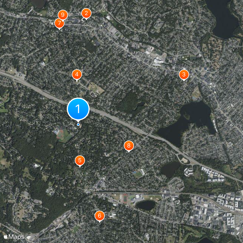 Belmont Hill School Map