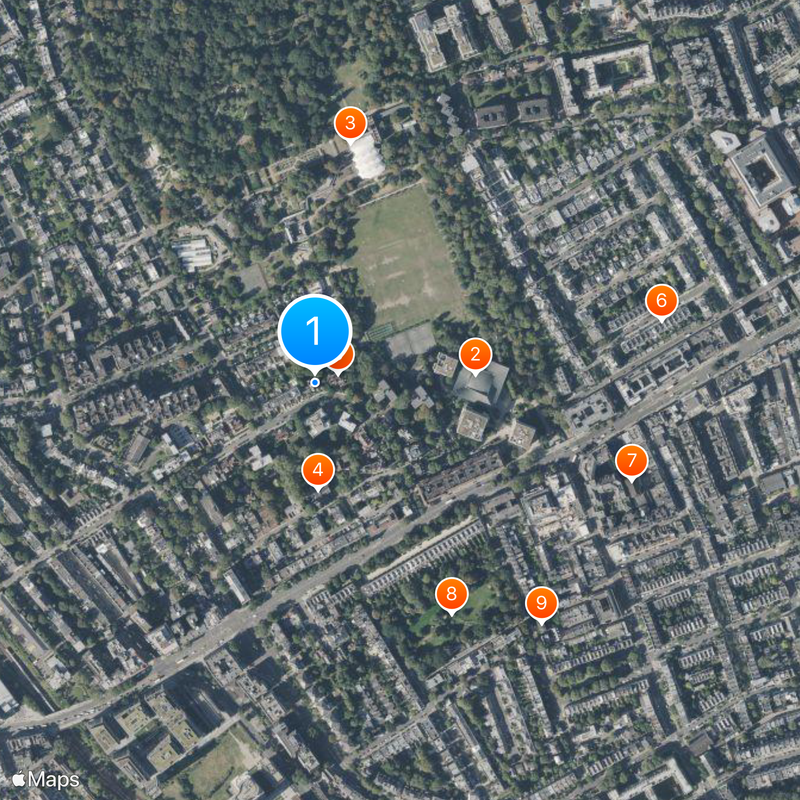 The Tower House Mapa