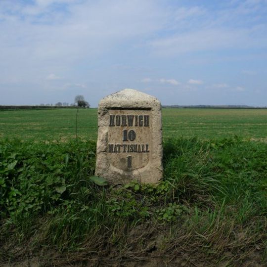 Milestone, 50yds E of X-rds (Church Lane & Blind Lane