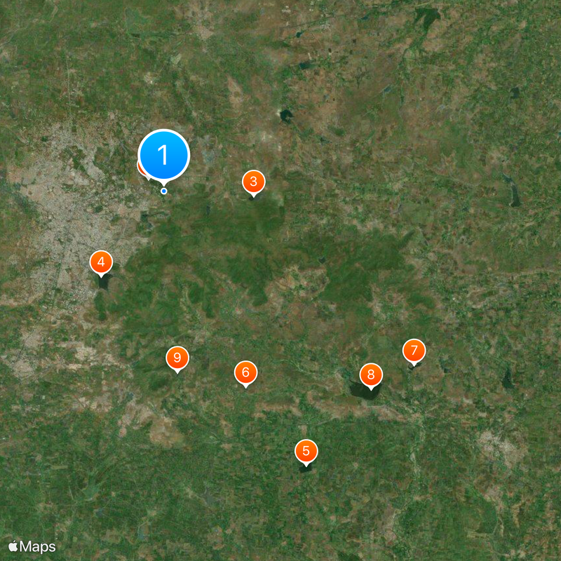 Sant Gadge Baba Amravati University Map