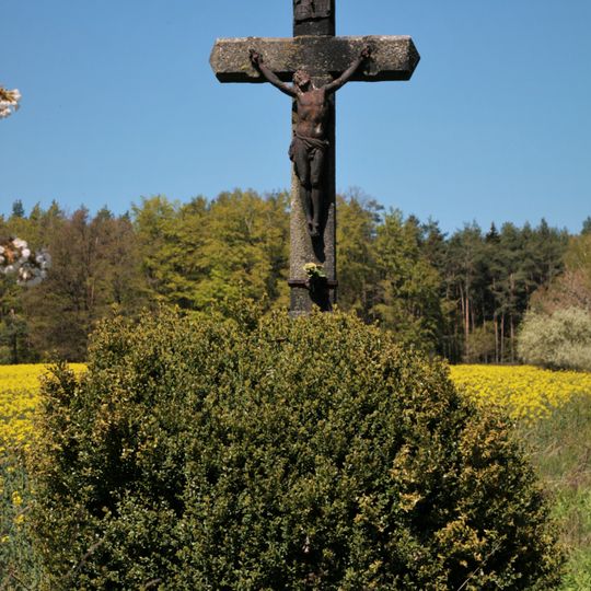 Wayside cross in Prosatín