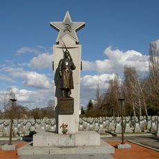 Pomník padlým rudoarmějcům na Olšanských hřbitovech