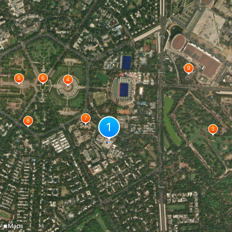 Delhi High Court Map