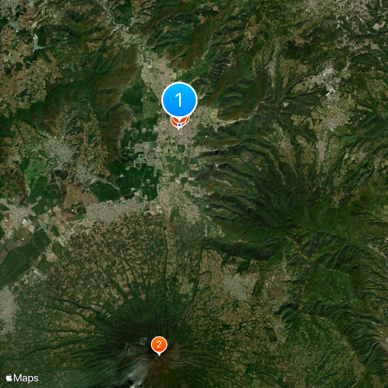 Antigua Guatemala Map