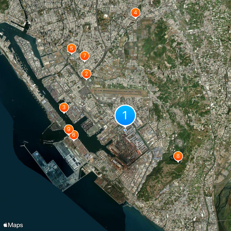 China Steel Corporation Map