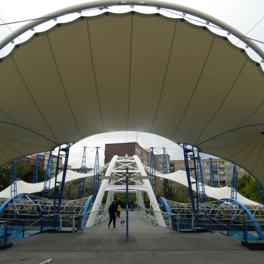 Footbridge over K Barrandovu tram stop