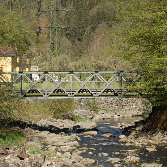 Sog. Kohnbrücke, Brücke über die Große Mühl