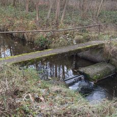 Steg und Wehr am Gauchsbach