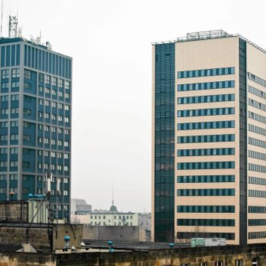 Miastoprojekt building in Łódź
