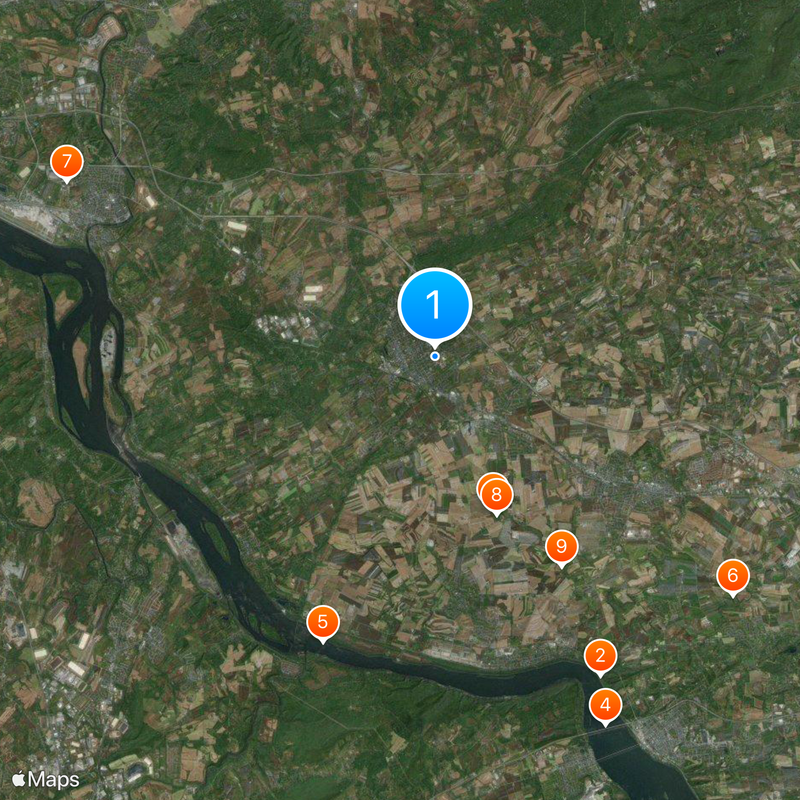 Elizabethtown College Map
