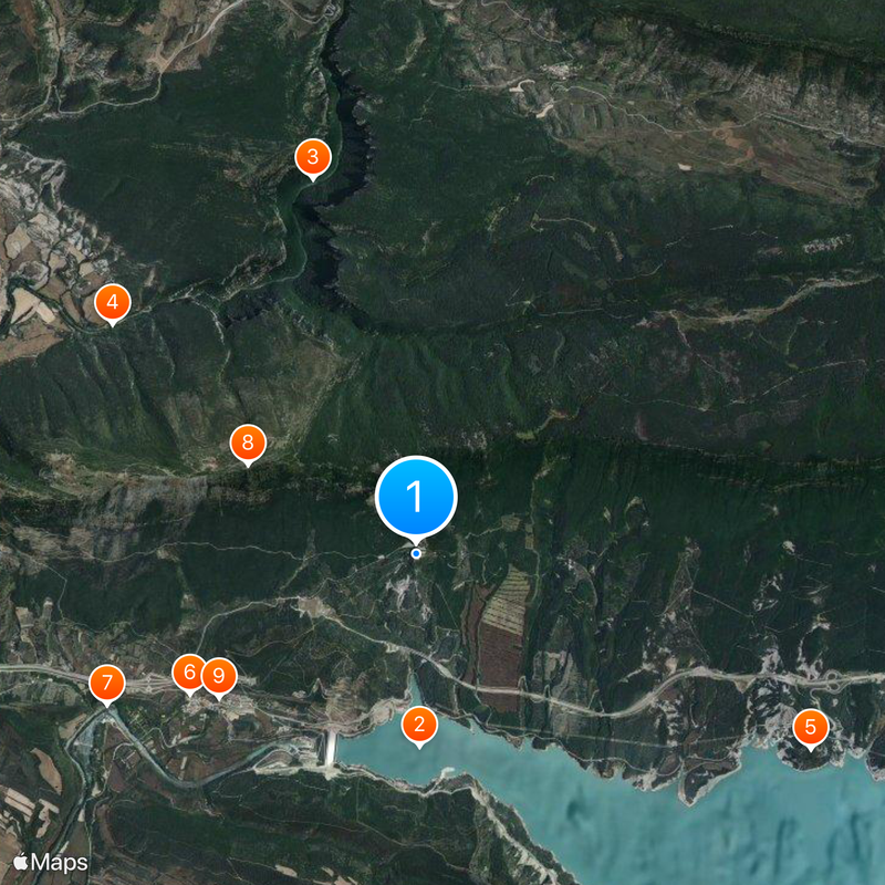 Monastery of Leyre Map