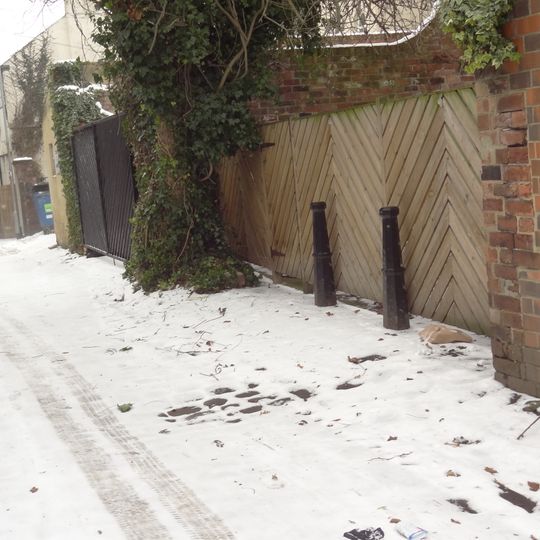 Bollard At Entrance To Number 5 Kingston Terrace