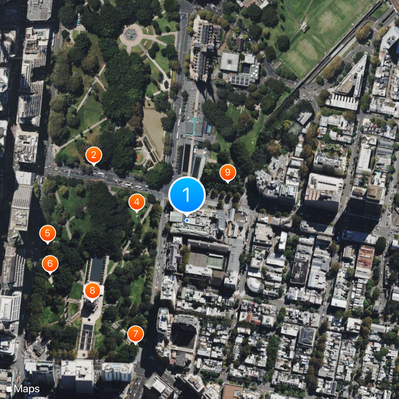 Australian Museum Mappa