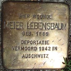 Stolperstein à la mémoire de Meier Lebensbaum