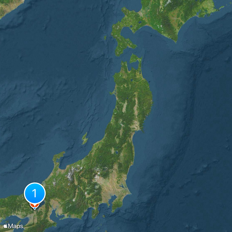 Historic Monuments of Ancient Kyoto Map