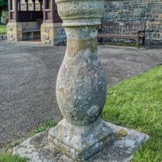 Circular Churchyard & Pillar Sundial at Church of St.Tysilio,The Street (A483)
