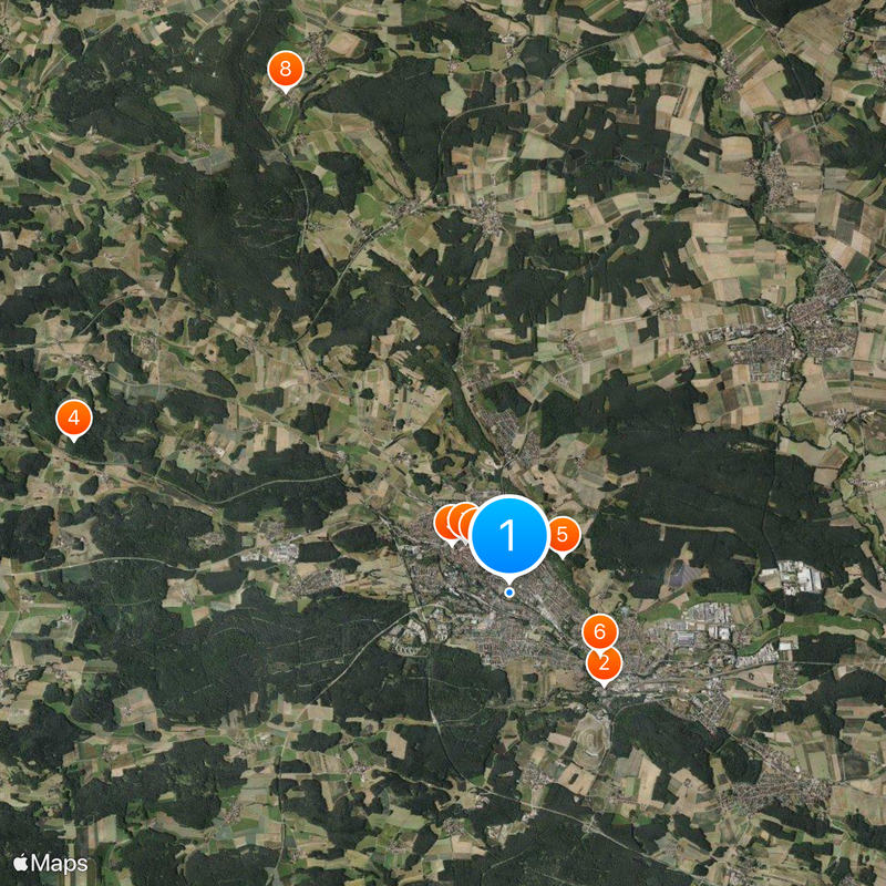 Sulzbach-Rosenberg Mapa