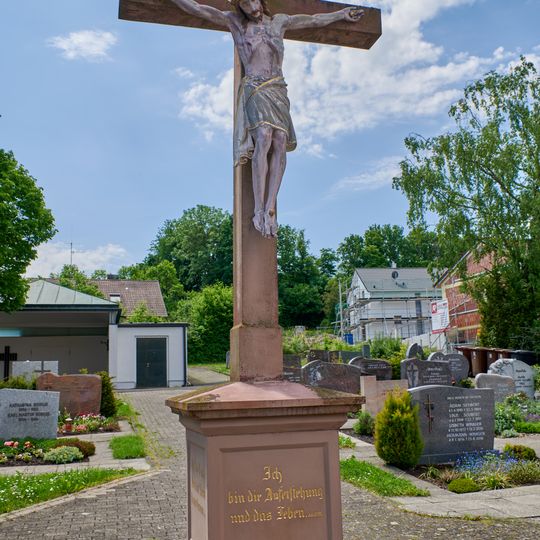 Friedhofskreuz Nähe Kirchgasse in Altertheim