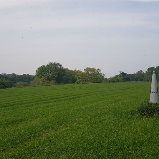 Belgium-Netherlands boundary stone no. 46N