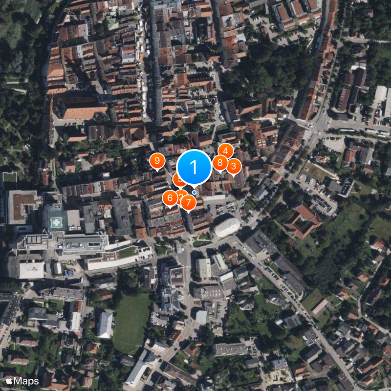 Adolf-Hitler-Geburtshaus Karte