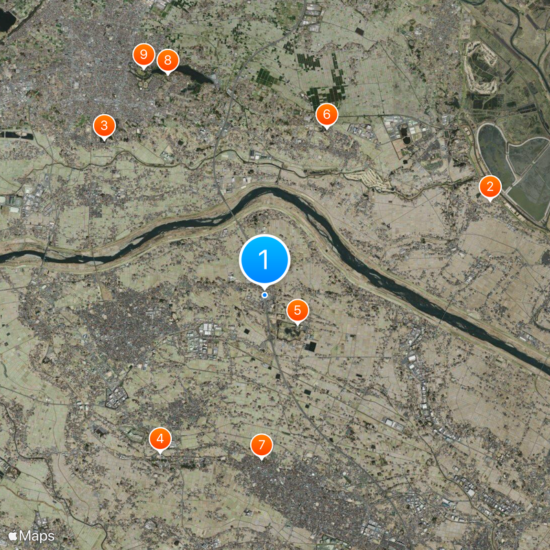 Hanyu parking area Map