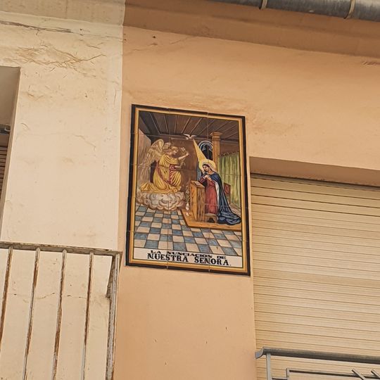 Ceramic panel of Annunciation