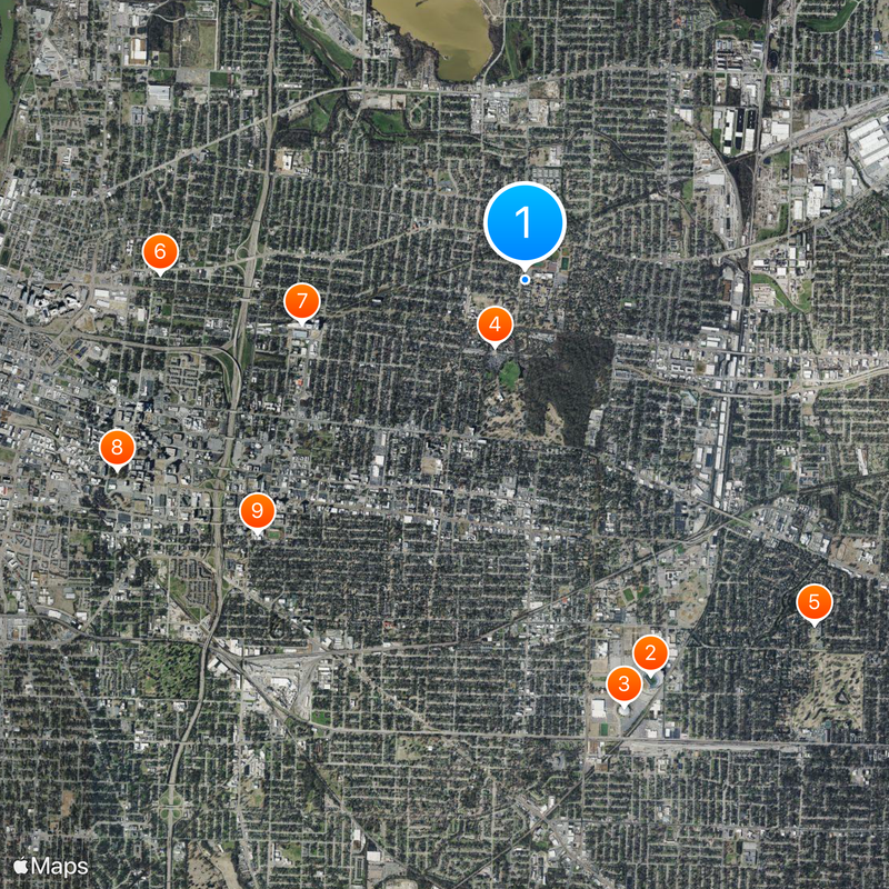 Rhodes College Map