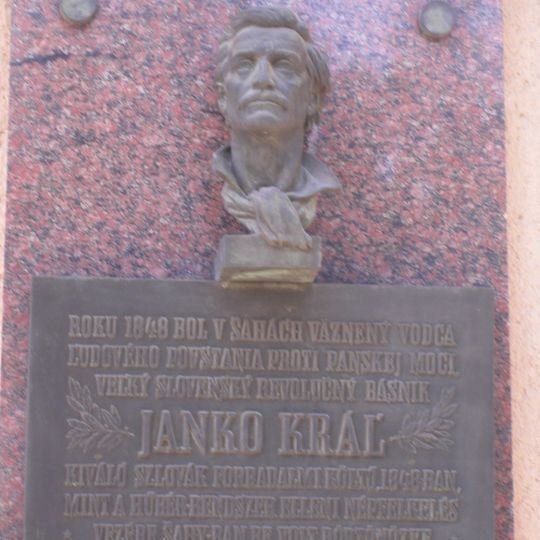 Radnica, býv. župný dom, tabuľa pamätná