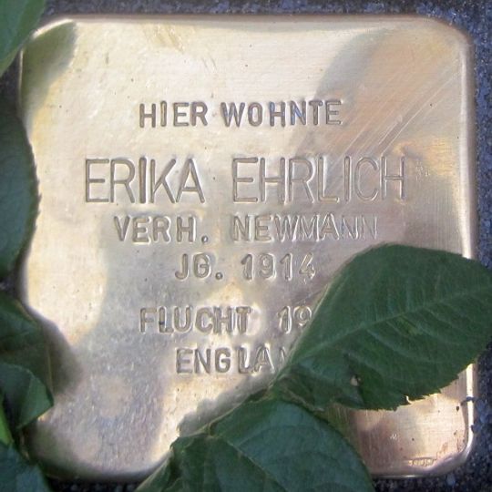 Stolperstein für Erika Ehrlich