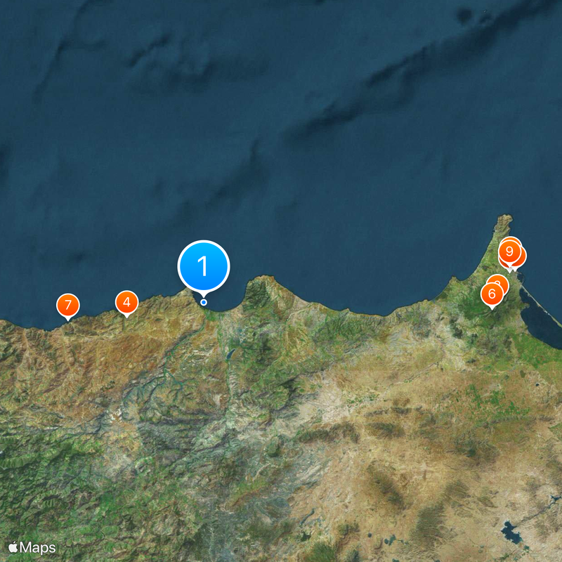 Ilhote de Alhucemas Mapa