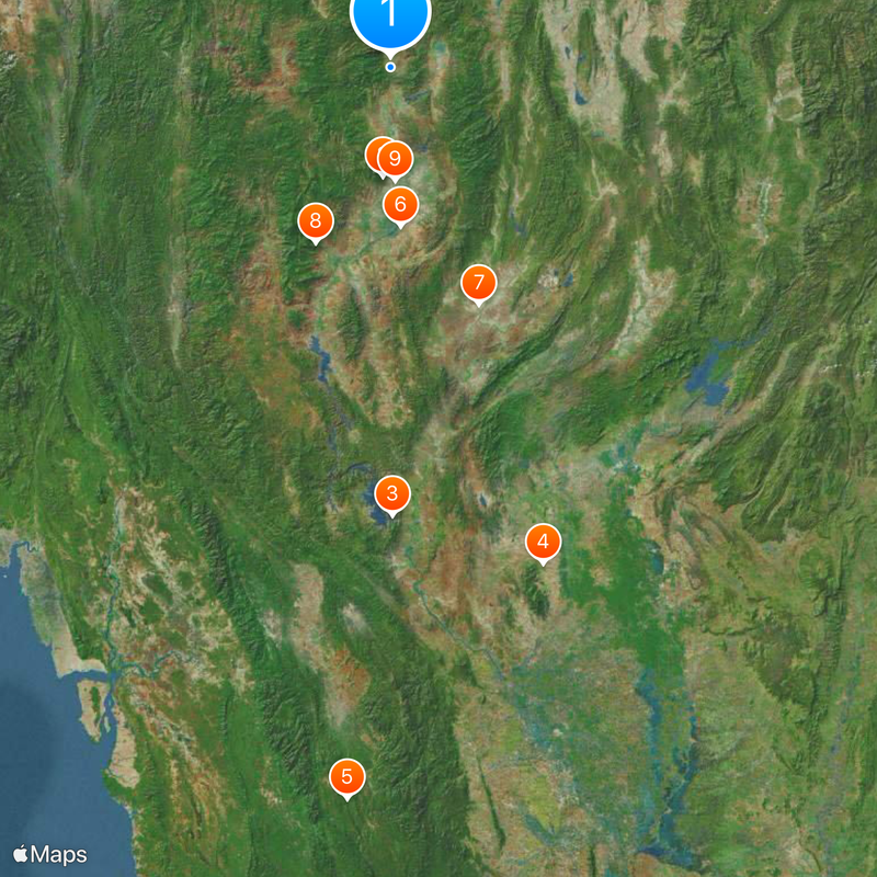 Ping River Map