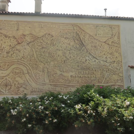 Mappa di Varallo 1688