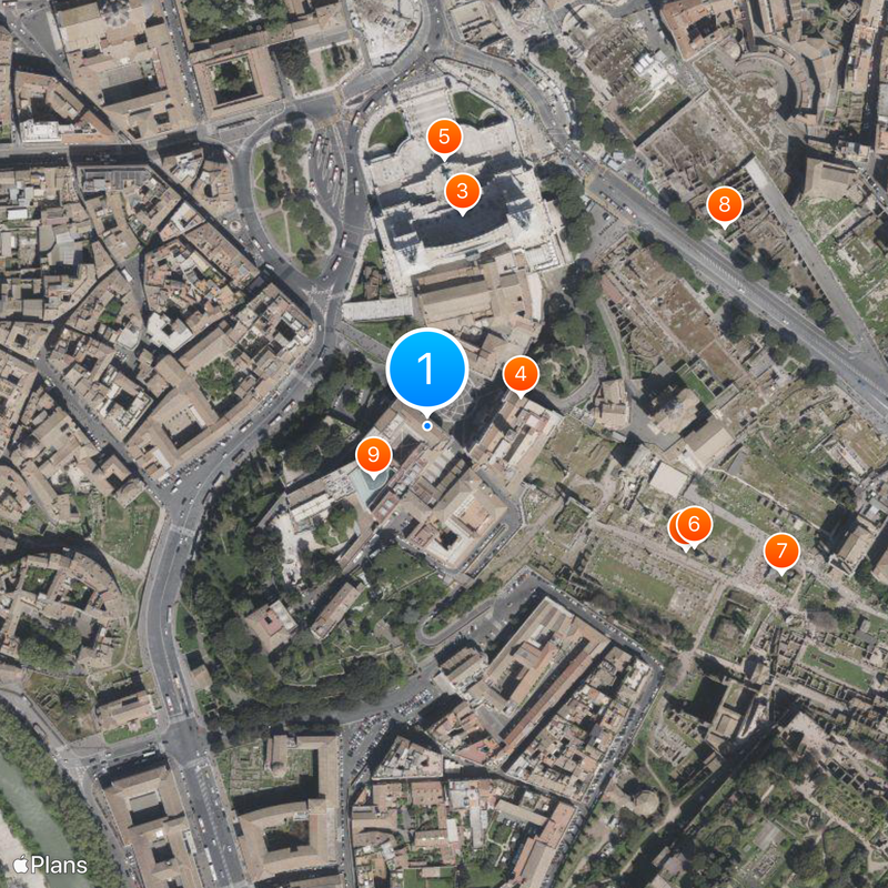 Capitoline Museums Map