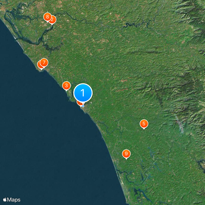 Thalassery Map