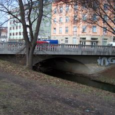 Bridge of Sokolovská street over the Rokytka