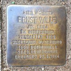 Stolperstein en memoria de Ernst Wille